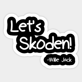 Let's Skoden! Sticker